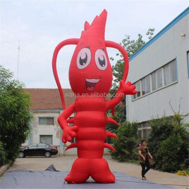 LED Illuminated Lobster Inflatable Sculpture for Mall Display Decoration | OEM Inflatable Factory