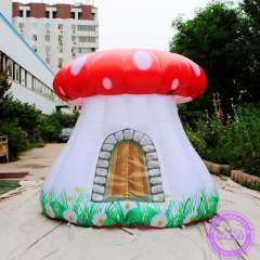 Outdoor Inflatable Fairy Tale Mushroom House Prop Meichen Theme Park Event Decoration Inflatable Factory Direct Supply