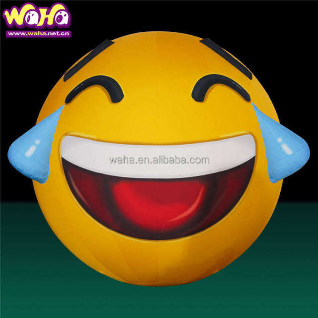 Custom Smiley Bean Face Inflatable Mascot for Exhibition Display Decoration | Direct Inflatable Factory