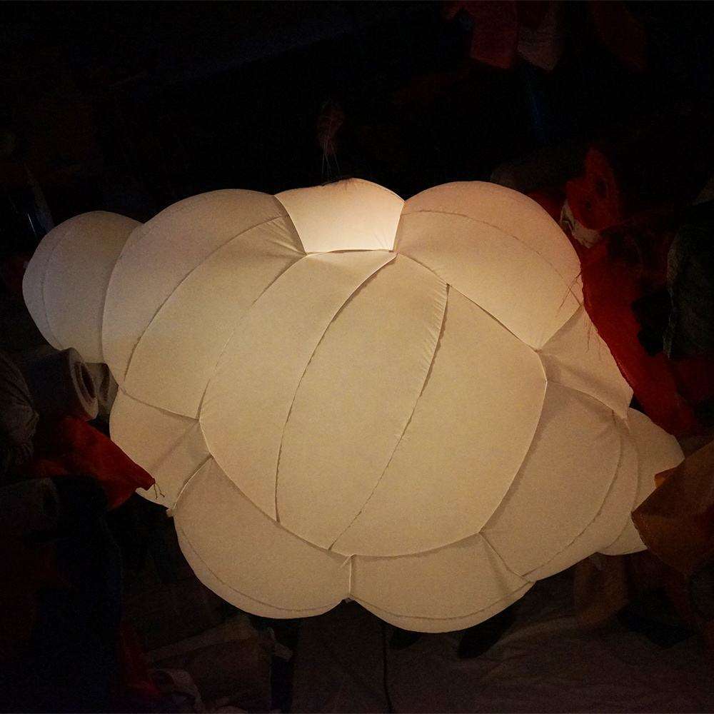 Custom Floating LED Cloud Inflatable for Festival and Event Display Decoration | OEM Inflatable Factory
