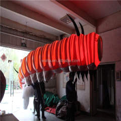 Giant Inflatable Light up Caterpillar Display Meichen Exhibition Festival Advertising Inflatable Factory Direct Supply