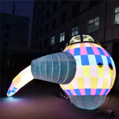 Custom LED Futuristic Spaceship Inflatable Decoration for Event Display Decoration  Professional Inflatable Factory Manufacturer