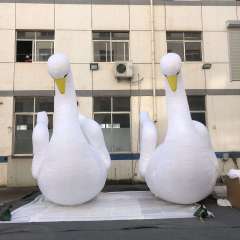 Custom Inflatable Swan Sculpture Meichen Commercial Promotion Event Display Inflatable Factory Direct Supply