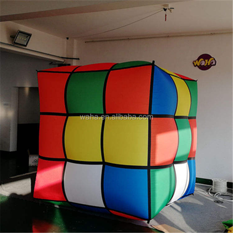 Inflatable Magic Cube Decoration Meichen Outdoor Event Display Advertising Inflatable Factory Direct Supply
