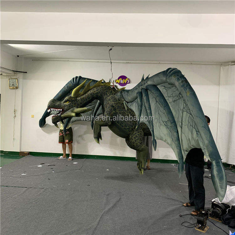 LED Hanging Inflatable Western Dragon Light up Decoration Meichen Night Event Advertising Inflatable Factory Direct Supply