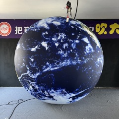Custom Giant Earth Globe Inflatable Sculpture for Exhibition Mall Display Decoration Professional Inflatable Factory Manufacture
