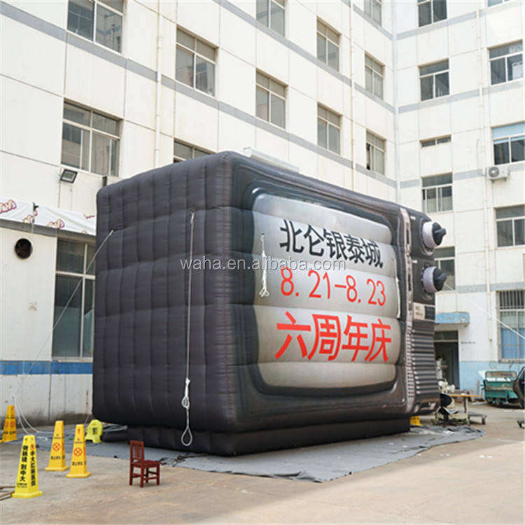 Custom Inflatable Television Sculpture Meichen Brand Promotion Event Display Inflatable Factory Direct Supply