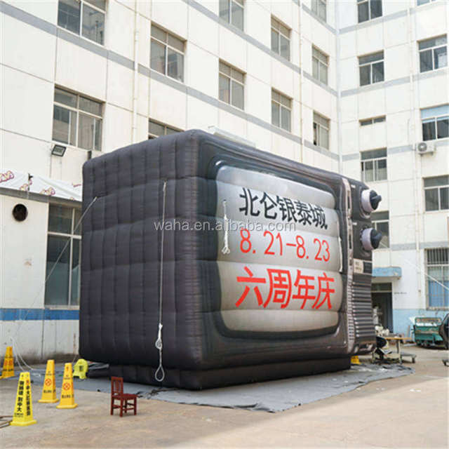 Custom Inflatable Television Sculpture Meichen Brand Promotion Event Display Inflatable Factory Direct Supply