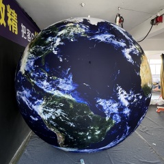 Custom Giant Earth Globe Inflatable Sculpture for Exhibition Mall Display Decoration Professional Inflatable Factory Manufacture