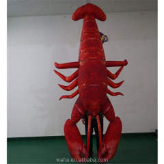 LED Illuminated Lobster Inflatable Sculpture for Mall Display Decoration | OEM Inflatable Factory