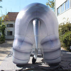 Outdoor Inflatable Hippo Prop Meichen Park Event Decoration Inflatable Factory Direct Supply