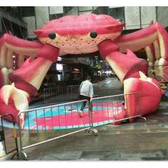 Realistic Ocean Crab Inflatable Sculpture for Festival Display Decoration | OEM Inflatable Factory