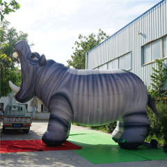 Inflatable Hippo Decoration Meichen Outdoor Event Display Advertising Inflatable Factory Direct Supply