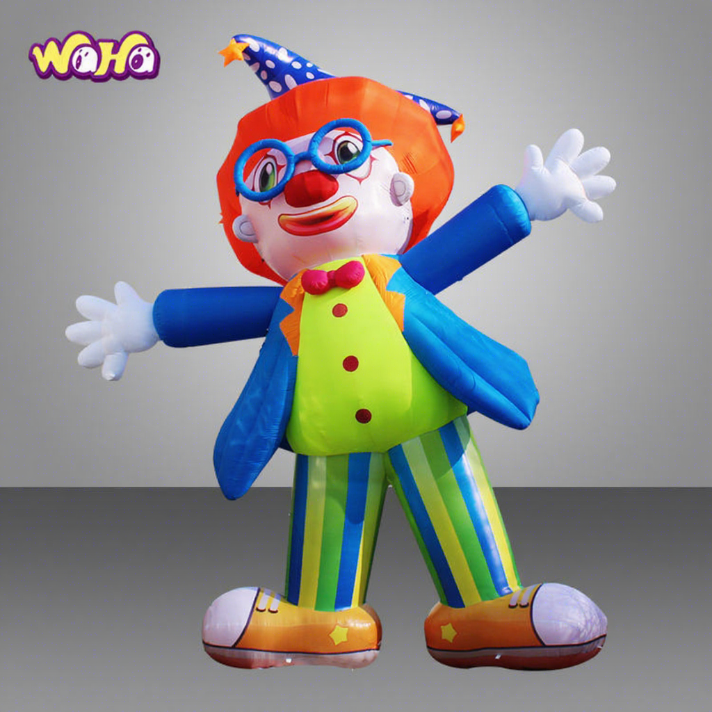 Giant Inflatable Circus Clown Model Meichen Carnival Event Decoration Inflatable Factory Direct Supply