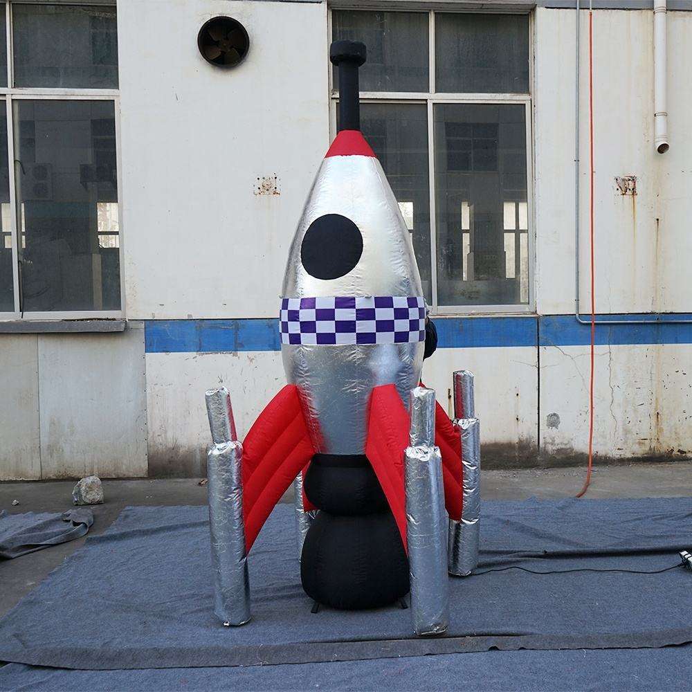 Inflatable Space Rocket Prop Meichen Exhibition Event Advertising Inflatable Factory Direct Supply