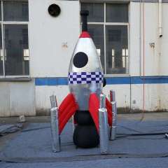 Inflatable Space Rocket Prop Meichen Exhibition Event Advertising Inflatable Factory Direct Supply