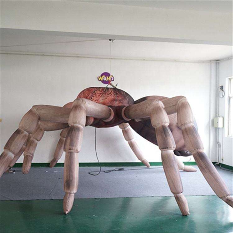 Custom LED Giant Realistic Spider Inflatable Decoration for Halloween Display Decoration | Professional Inflatable Factory