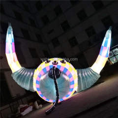 Custom LED Futuristic Spaceship Inflatable Decoration for Event Display Decoration  Professional Inflatable Factory Manufacturer