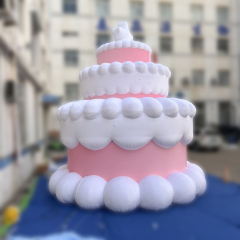 Custom Inflatable Birthday Cake Prop, Waterproof Inflatable Model for Festival Parade & Holiday Promotion Events