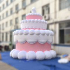 Custom Inflatable Birthday Cake Prop, Waterproof Inflatable Model for Festival Parade & Holiday Promotion Events