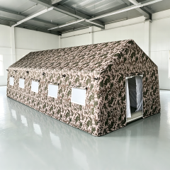 Military Camouflage Inflatable Shelter Tent Ultimate Camouflage Performance Rapid Loading Unloading Safe Constant Temperature Humidity Field Use