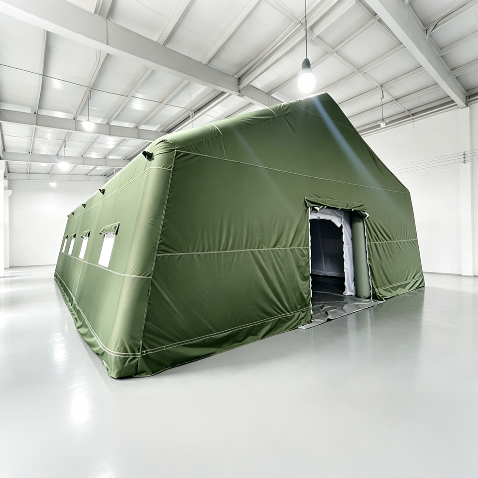 Military Camouflage Inflatable Shelter Tent Ultimate Camouflage Performance Rapid Loading Unloading Safe Constant Temperature Humidity Field Use