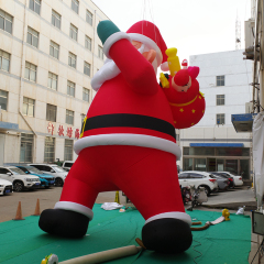 Custom Giant Inflatable Santa Claus for Shopping Mall Christmas Decorations, Retail Promotions, Commercial Displays and Holiday Marketing Events