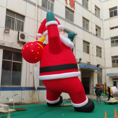 Custom Giant Inflatable Santa Claus for Shopping Mall Christmas Decorations, Retail Promotions, Commercial Displays and Holiday Marketing Events