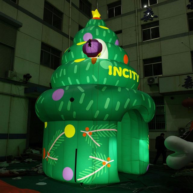 Huge Inflatable Christmas Tree Tent for Shopping Mall Decorations, Holiday Events, Christmas Attractions and Custom Festive Installations