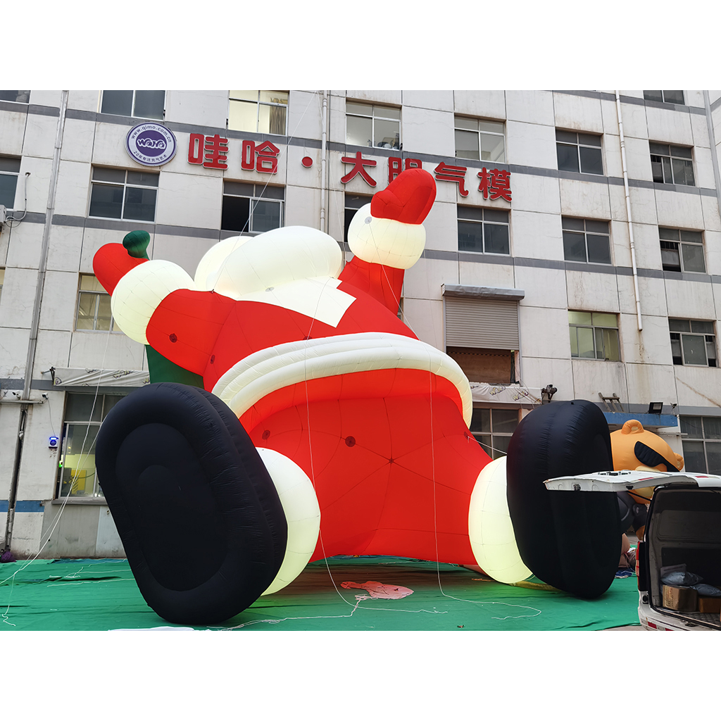 Giant Inflatable Santa Claus Model for Christmas Holiday Decorations, Outdoor Displays, Shopping Mall Events and Festive Celebrations