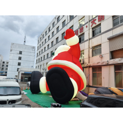 Giant Inflatable Santa Claus Model for Christmas Holiday Decorations, Outdoor Displays, Shopping Mall Events and Festive Celebrations