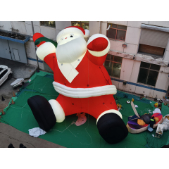 Giant Inflatable Santa Claus Model for Christmas Holiday Decorations, Outdoor Displays, Shopping Mall Events and Festive Celebrations