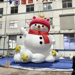 Large Inflatable Snowman Christmas Decoration for Holiday Parties, Outdoor Displays, Shopping Mall Events and Festive Celebrations