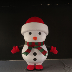 Christmas Snowman Inflatable Costume for Holiday Parties, Christmas Events, Festive Celebrations and Seasonal Event Decorations