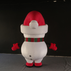Christmas Snowman Inflatable Costume for Holiday Parties, Christmas Events, Festive Celebrations and Seasonal Event Decorations