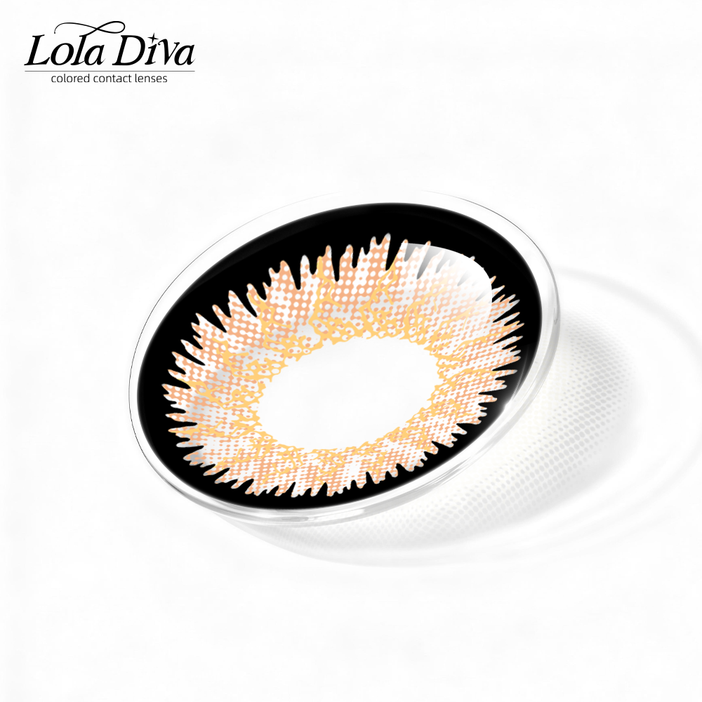 Loladiva Contact Lenses Gilded Coral Brown | 1 Year