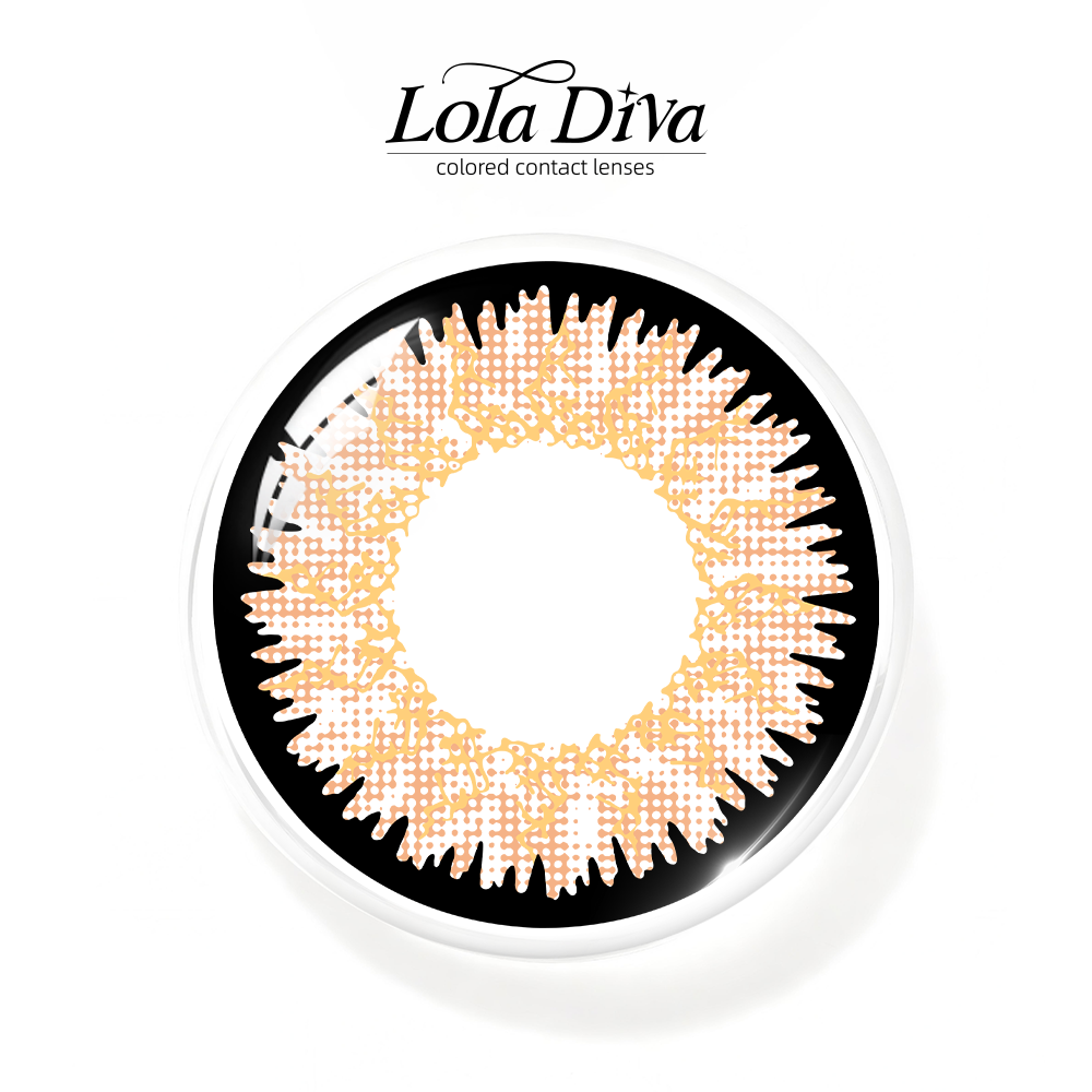 Loladiva Contact Lenses Gilded Coral Brown | 1 Year