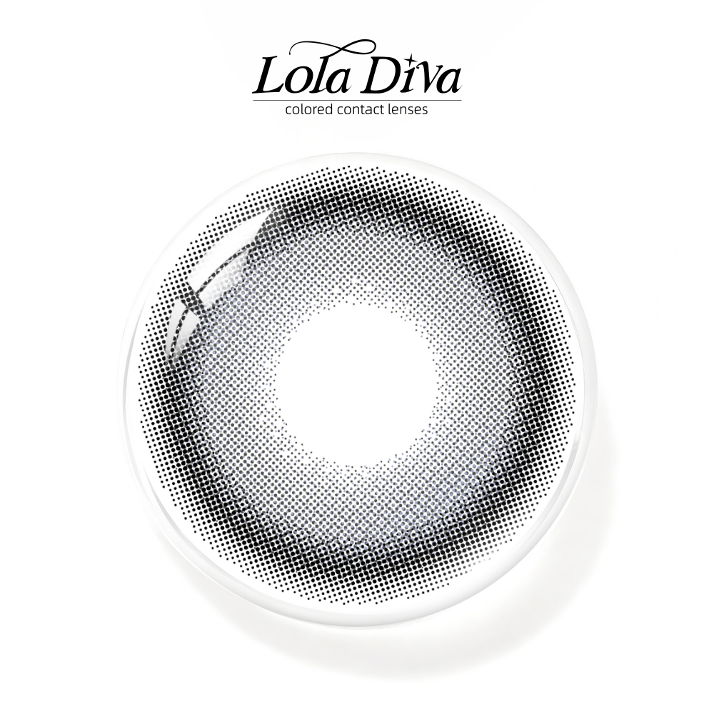 2pcs LolaDiva Iced Dewdrop Blue | 1-Day Contact Lenses 14.5mm