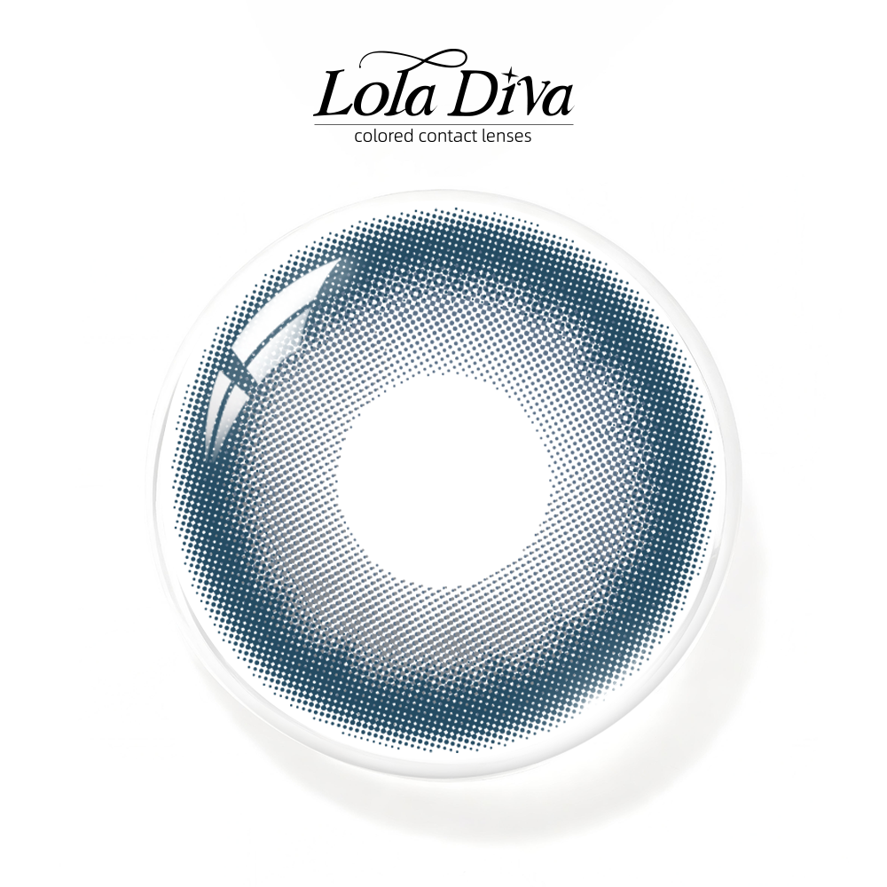 2pcs LolaDiva Berry Cloud Blue | 1-Day Contact Lenses