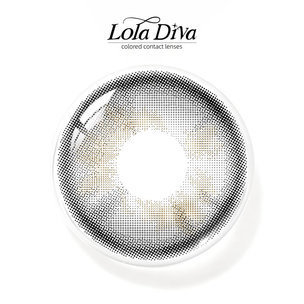 2pcs LolaDiva Misty Moon Grey | 1-Day Contact Lenses