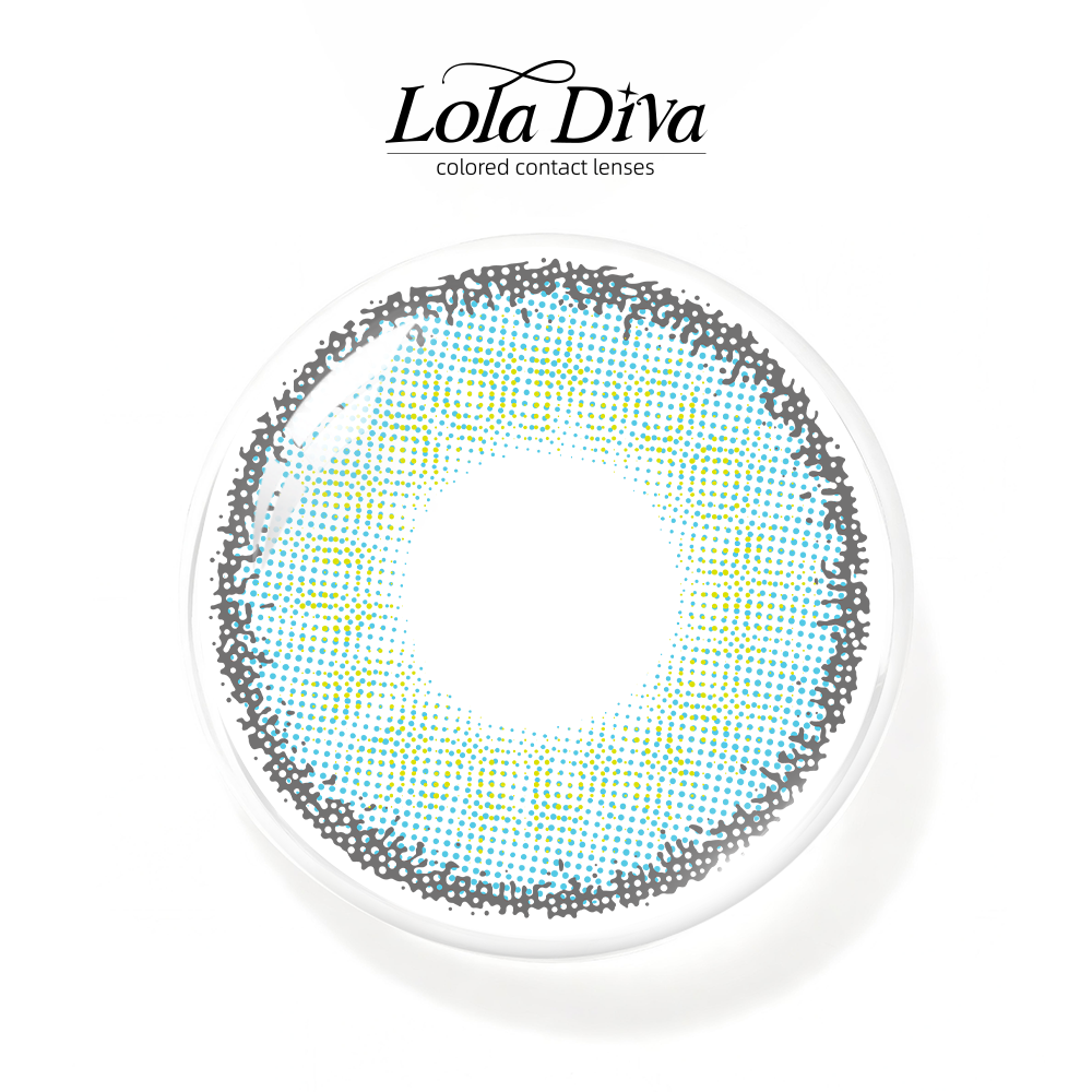 2pcs LolaDiva Abyssal Haze Blue | 1-Year Contact Lenses