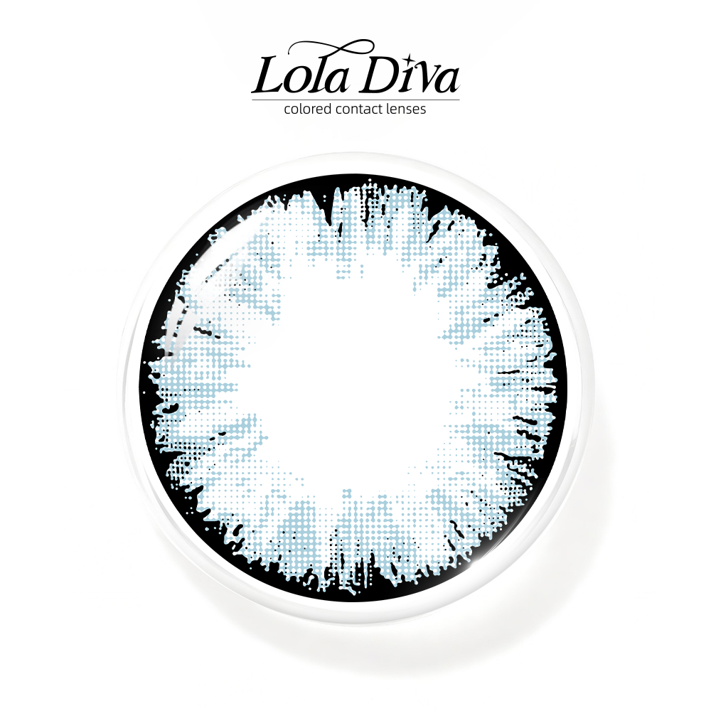 2pcs LolaDiva Enigmatic Glacier Blue | 1-Year Contact Lenses