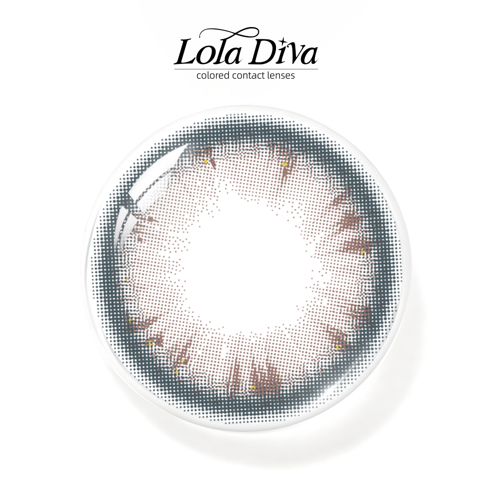 2pcs LolaDiva Rosy Adzuki Pink | 6-Month Contact Lenses