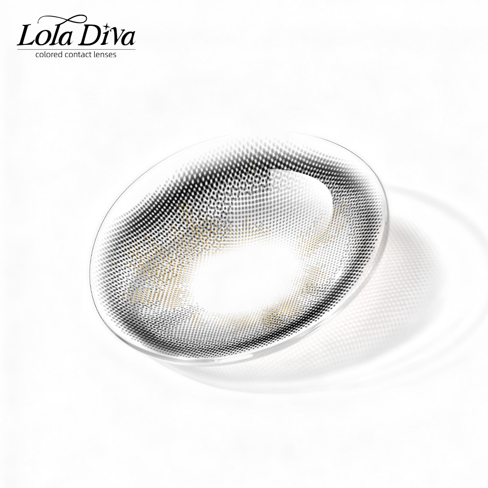 2pcs LolaDiva Misty Moon Grey | 1-Day Contact Lenses