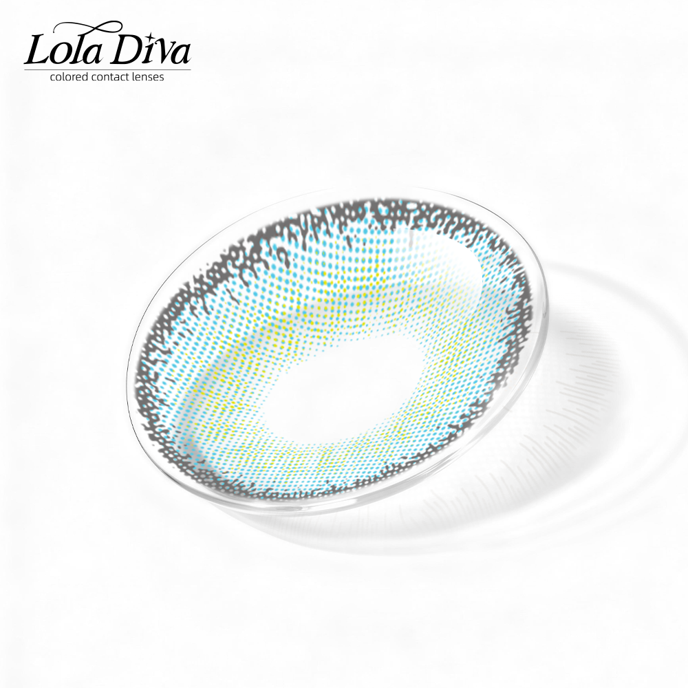 2pcs LolaDiva Abyssal Haze Blue | 1-Year Contact Lenses