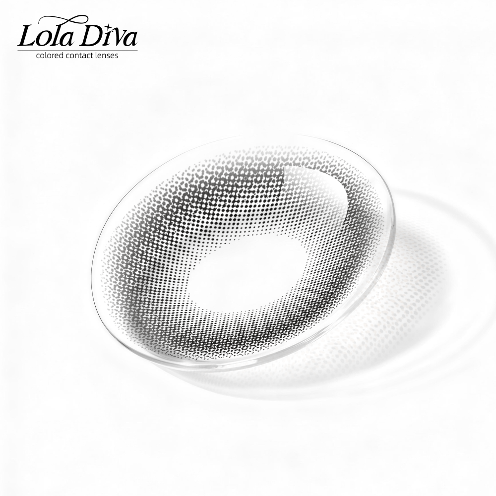 2pcs LolaDiva Mysterious Midnight Black | 1-Year Contact Lenses
