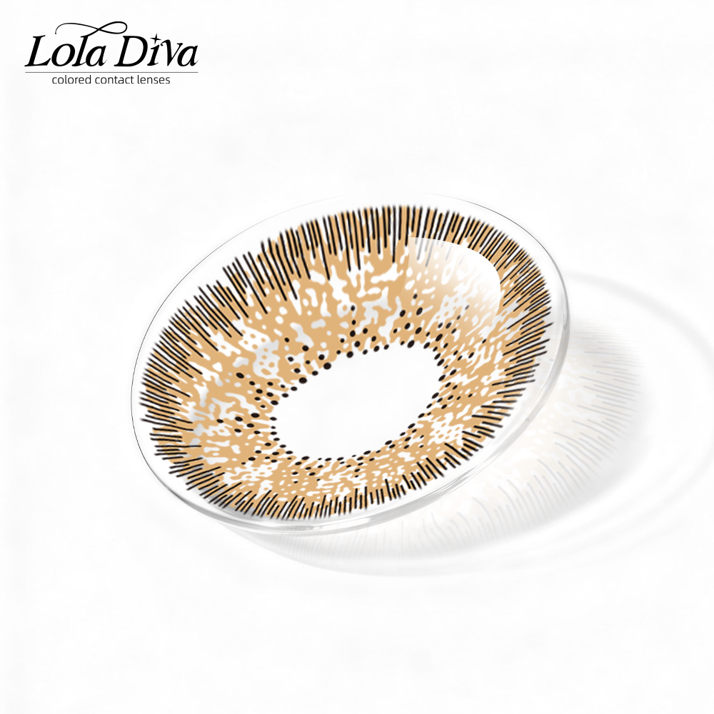 2pcs LolaDiva Desert Quartz Brown | 1-Year Contact Lenses
