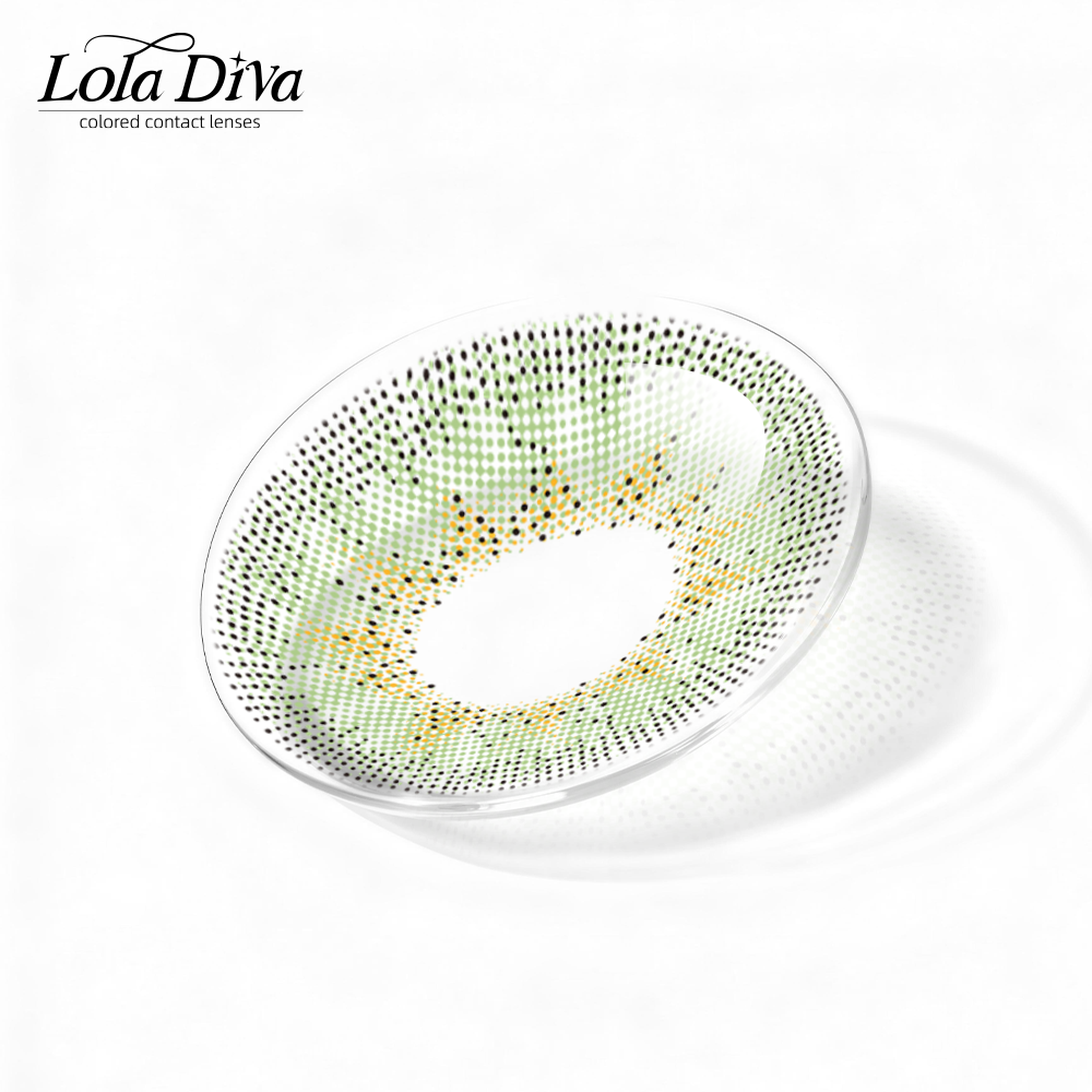 2pcs LolaDiva Spring Petal Green | 1-Year Contact Lenses