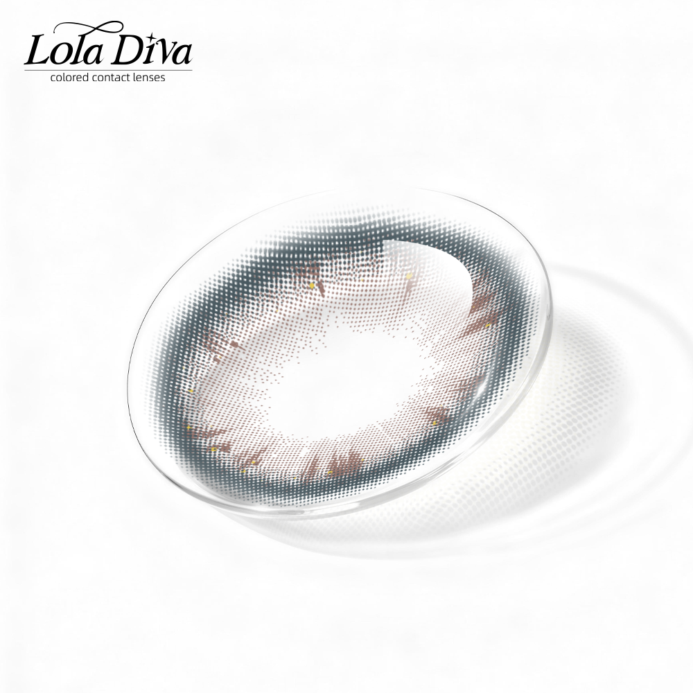 2pcs LolaDiva Rosy Adzuki Pink | 6-Month Contact Lenses
