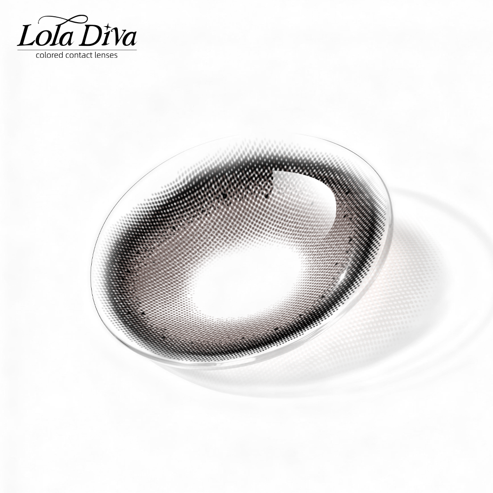 2pcs LolaDiva Cream Truffle Black | 1-Year Contact Lenses